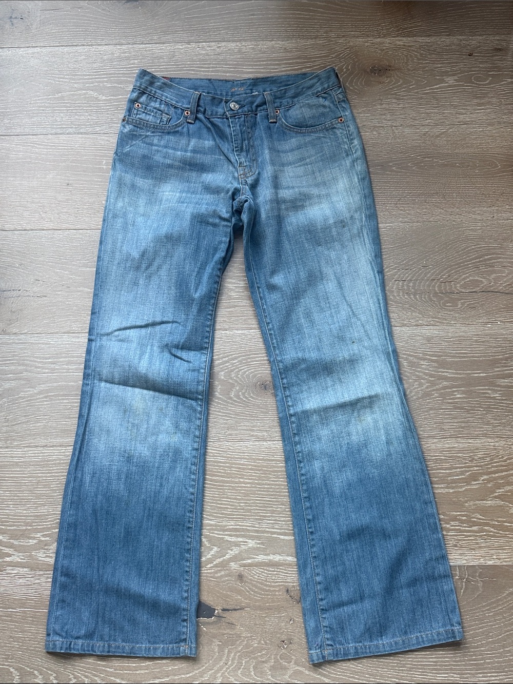 7 For All Mankind Medium Blue Bootcut Jeans